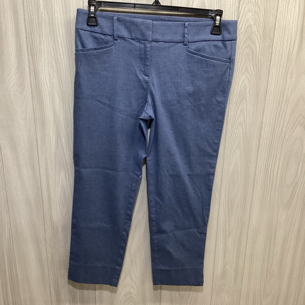LOFT Women's (Size 4) Hook and Eye Front Capri Pants Stretch